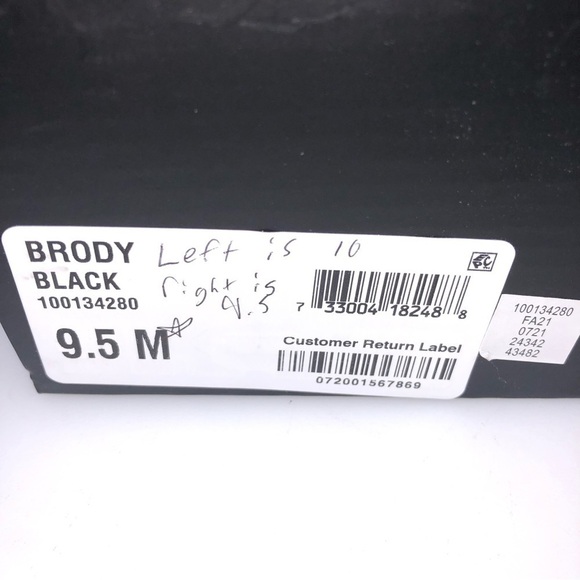 INC International Concepts Brody Black Mismatch Boots 9.5/10